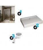 RADAWAY CABINA DUS SET(PROMOTIE) PREMIUM DWJ+S 100X80 - imagine 3