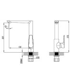 BATERIE BUCATARIE ADORE NEGRU-CROM FERRO - imagine 2