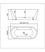 CADA BAIE FREESTANDING ALLURE - imagine 3