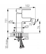 BATERIE BIDEU NEGRU ZICCO-FERRO - imagine 2