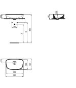 IDEAL STANDARD DEA LAVOAR PE BLAT 52X32 CM - imagine 3