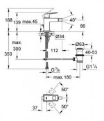 BATERIE BIDEU, GROHE EUROCUBE - imagine 3
