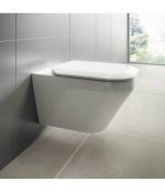 IDEAL STANDARD TONIC II AQUABLADE VAS WC SUSPENDAT CU CAPAC SOFT-CLOSE - imagine 5