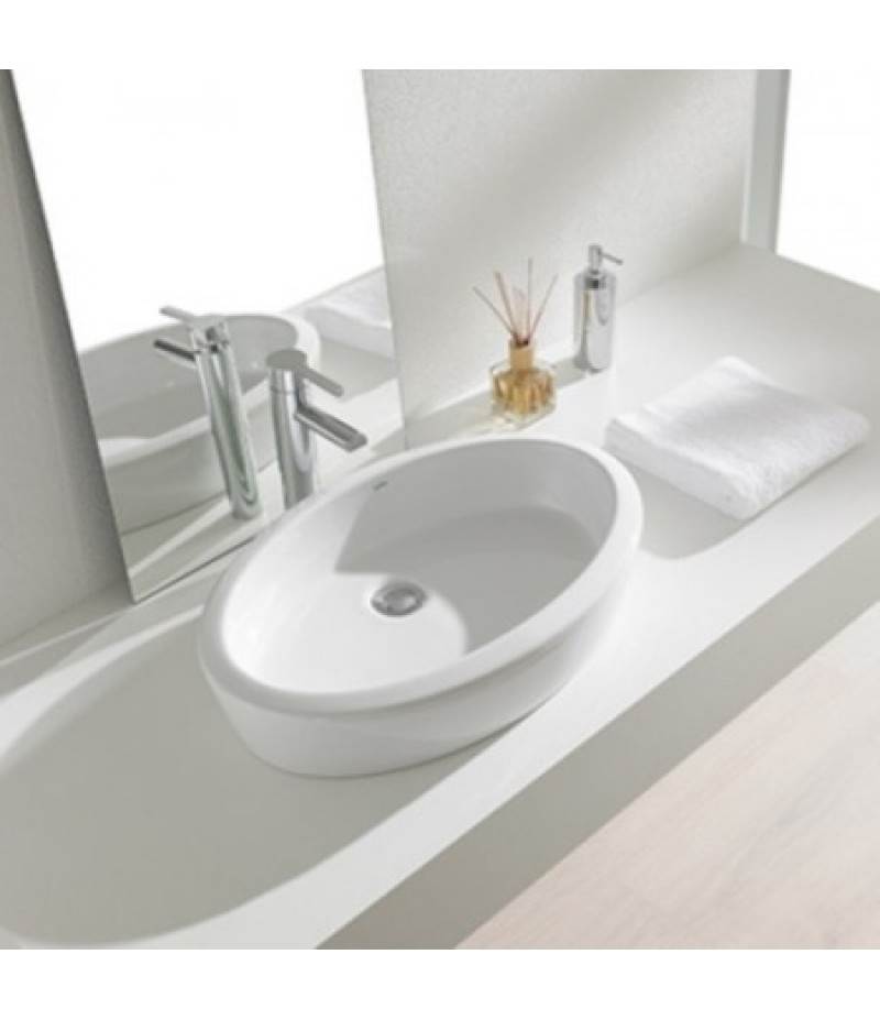 GALA EOS LAVOAR OVAL 59X39 CM, MONTAJ PE BLAT - imagine 5