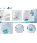 SET VAS WC CERSANIT CARINA NEW CLEAN ON - imagine 6