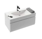 Set PROMO mobilier Oristo Horyzont 90x45x40 cm cu lavoar Amelia Cod: ORS37-SD1S-90-2+ORSUME-AM-90-92