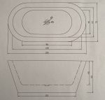 CADA FREESTANDING 150/75 COD 7117 - imagine 2