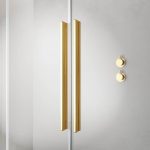 PARAVAN DUS FURO WALK-IN GOLD 100 CM - imagine 3