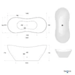 CADA FREESTENDING COMPOZIT - imagine 2