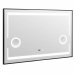 OGLINDA LED 120/80 LUPA/RAMA BLACK - imagine 2