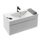 Set PROMO mobilier Oristo Horyzont 90x45x40 cm cu lavoar Amelia Cod: ORS37-SD1S-90-2+ORSUME-AM-90-92
