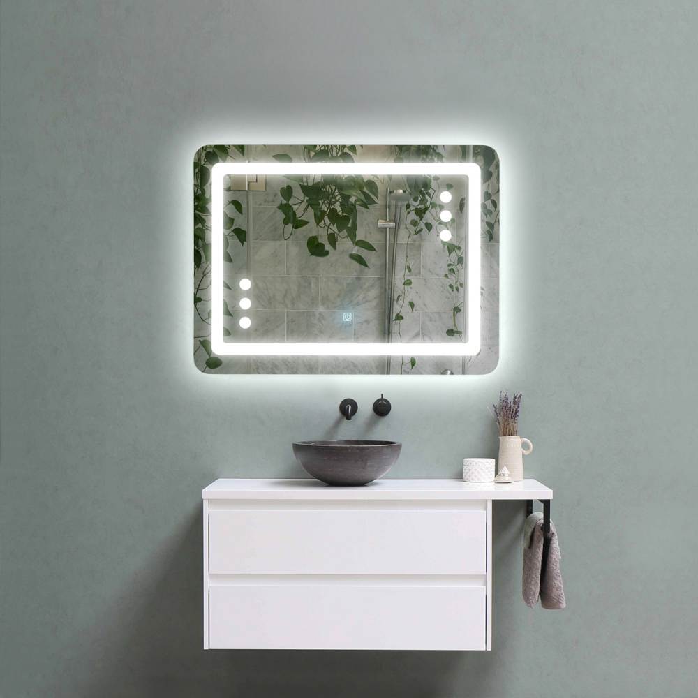 oglinda-baie-80x60 OGLINDA LED 80/60 BULINE - imagine 1