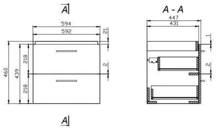 MOBILIER LARA 60+LAVOAR COMO 60 - imagine 3