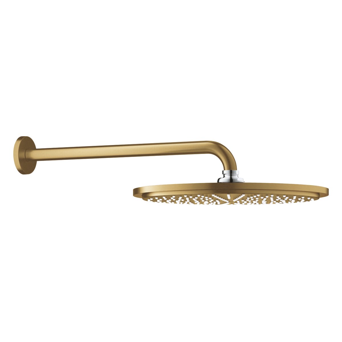 CAP DUS RAINSHOWER COSMOPOLITAN 310 MM SI BRAT DUS 380MM BRUSHED COOL SUNRISE - imagine 1
