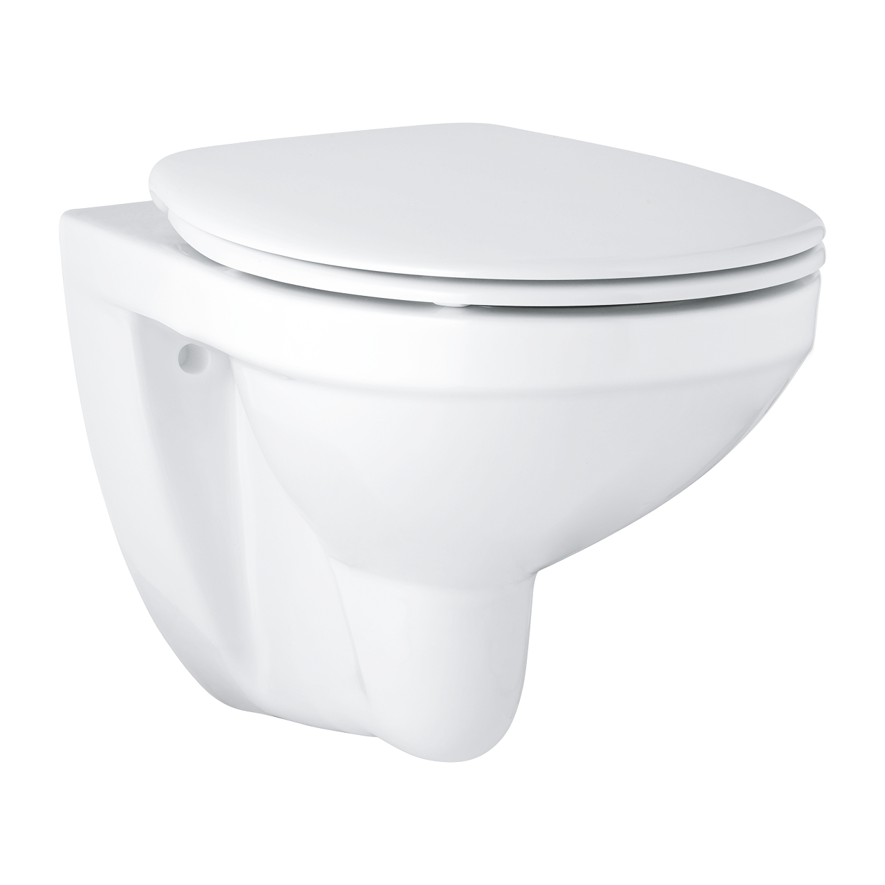 SET VAS WC BAU CERAMIC SUSPENDAT CU CAPAC FIX - imagine 1