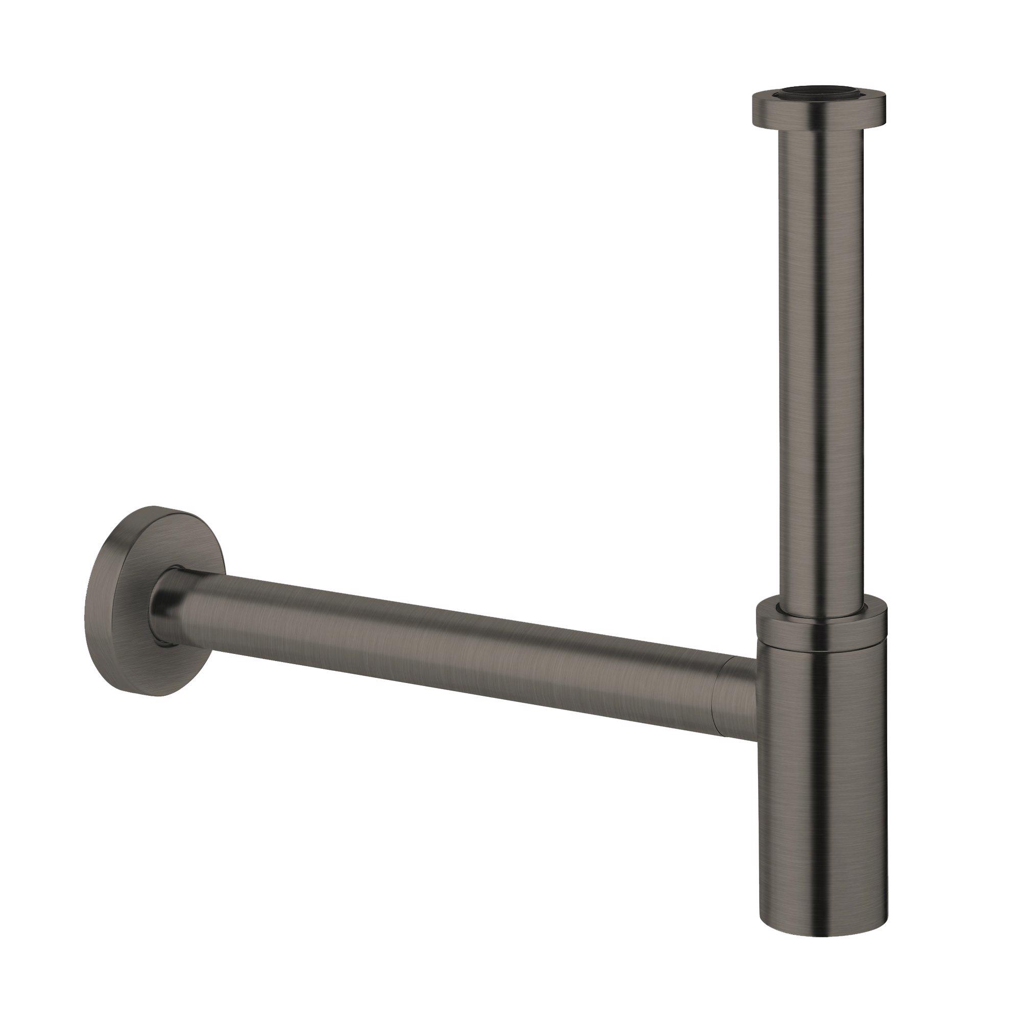 SIFON GROHE 1-1/4 BRUSHED HARD GRAPHITE - imagine 1
