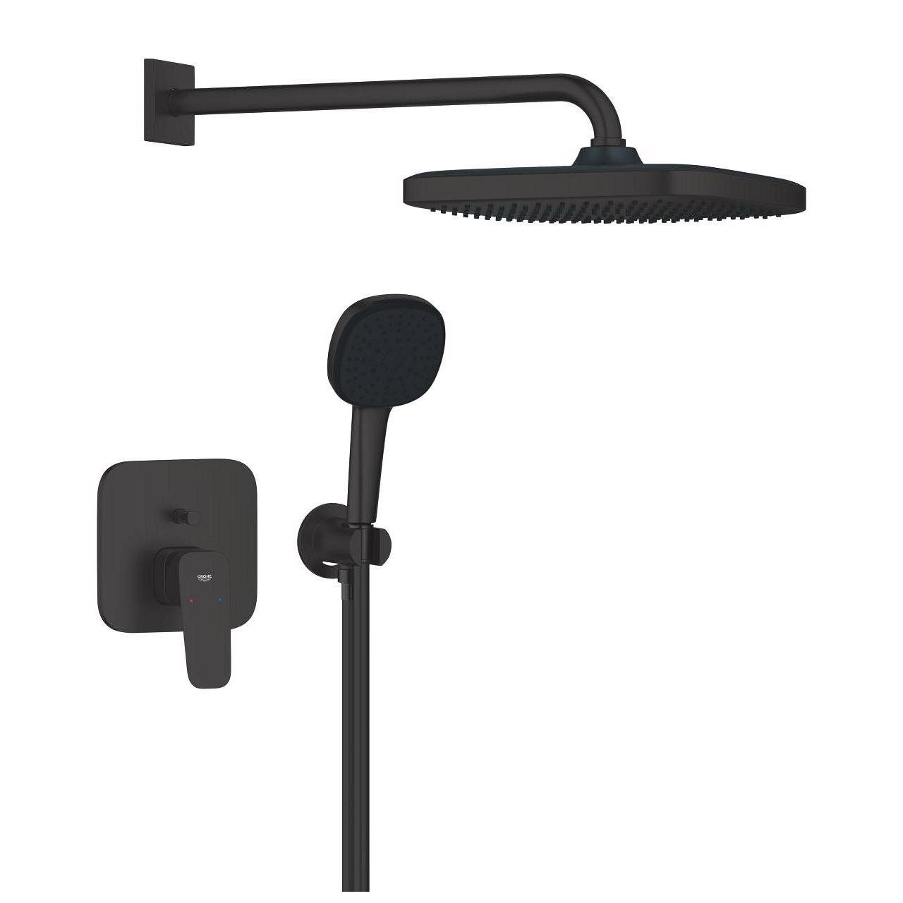 SISTEM DUS INCASTRAT CUBEO CU TEMPESTA 250, FARA SMARTBOX, MATT BLACK - imagine 1