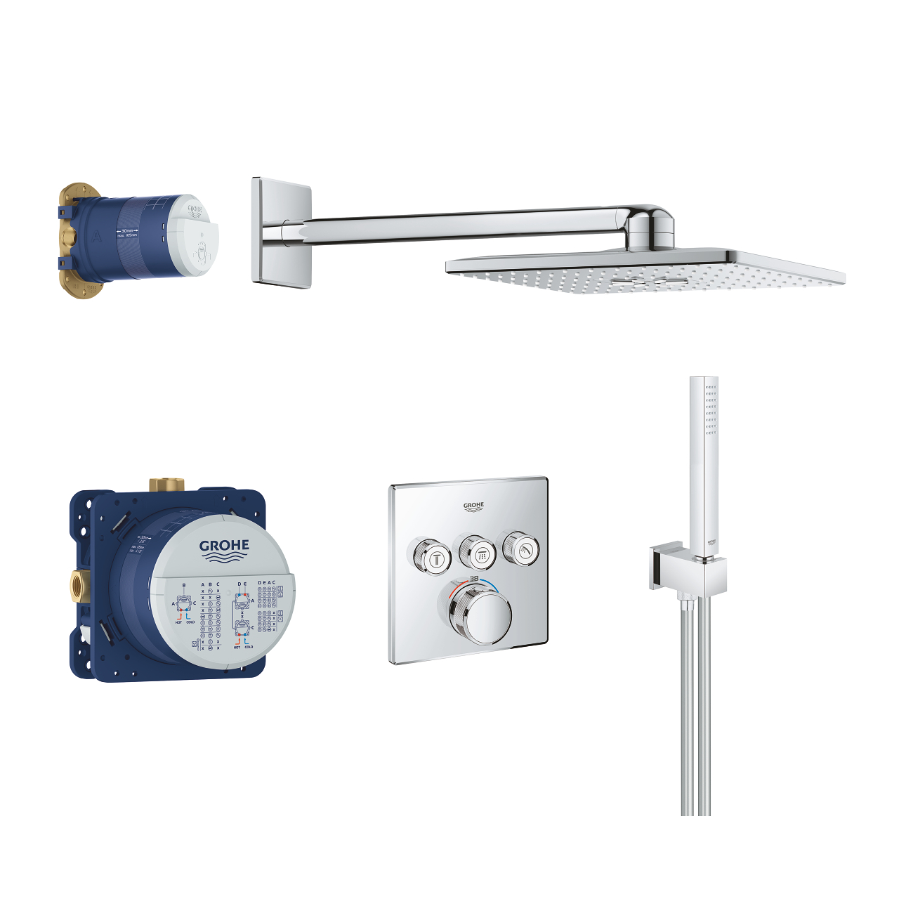 SISTEM DUS TERMOSTATAT SMART CONTROL, RSH 310 SMART ACTIVE CUBE - imagine 1