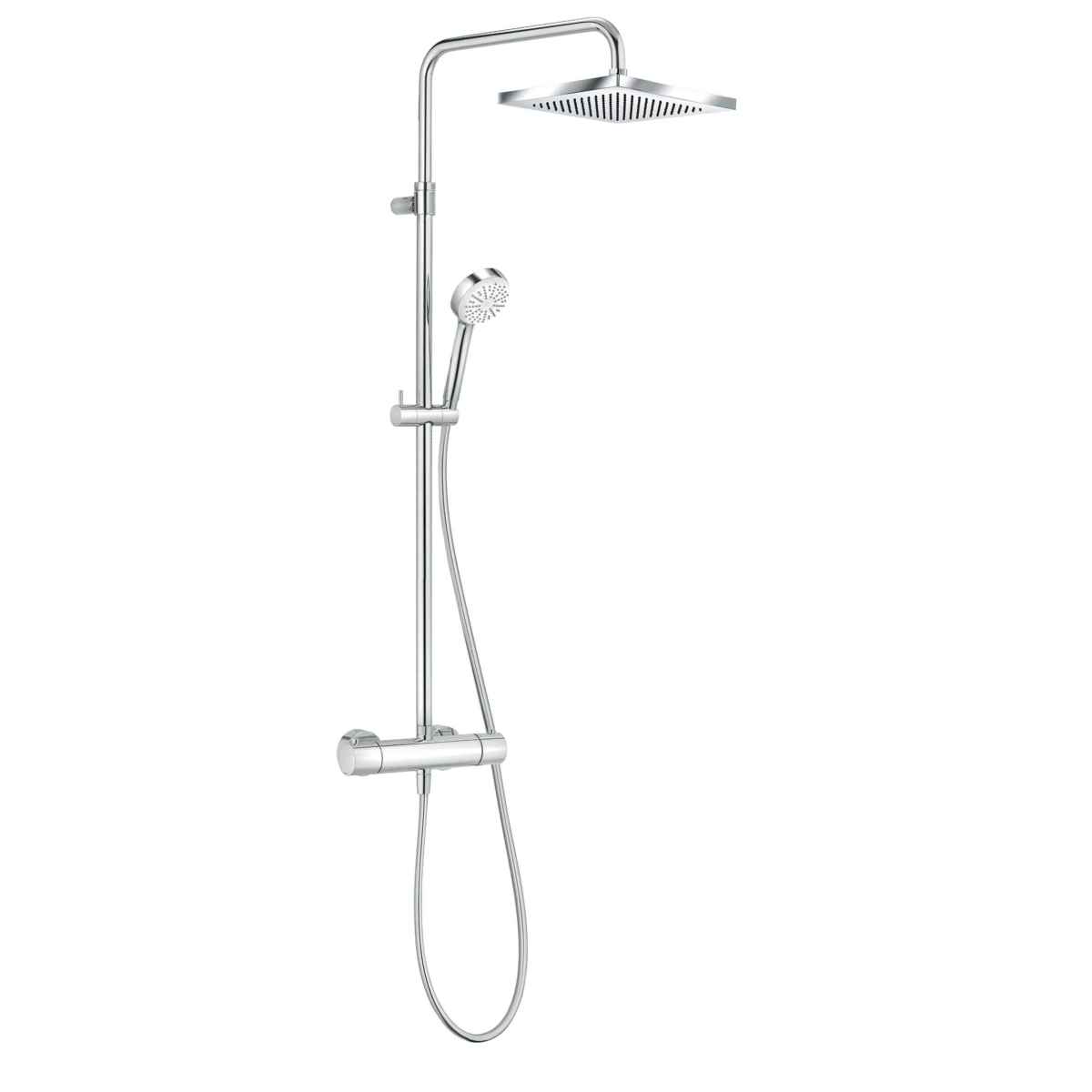 SISTEM DUS TERMOSTATIC DUAL KLUDI LOGO 1S - imagine 1