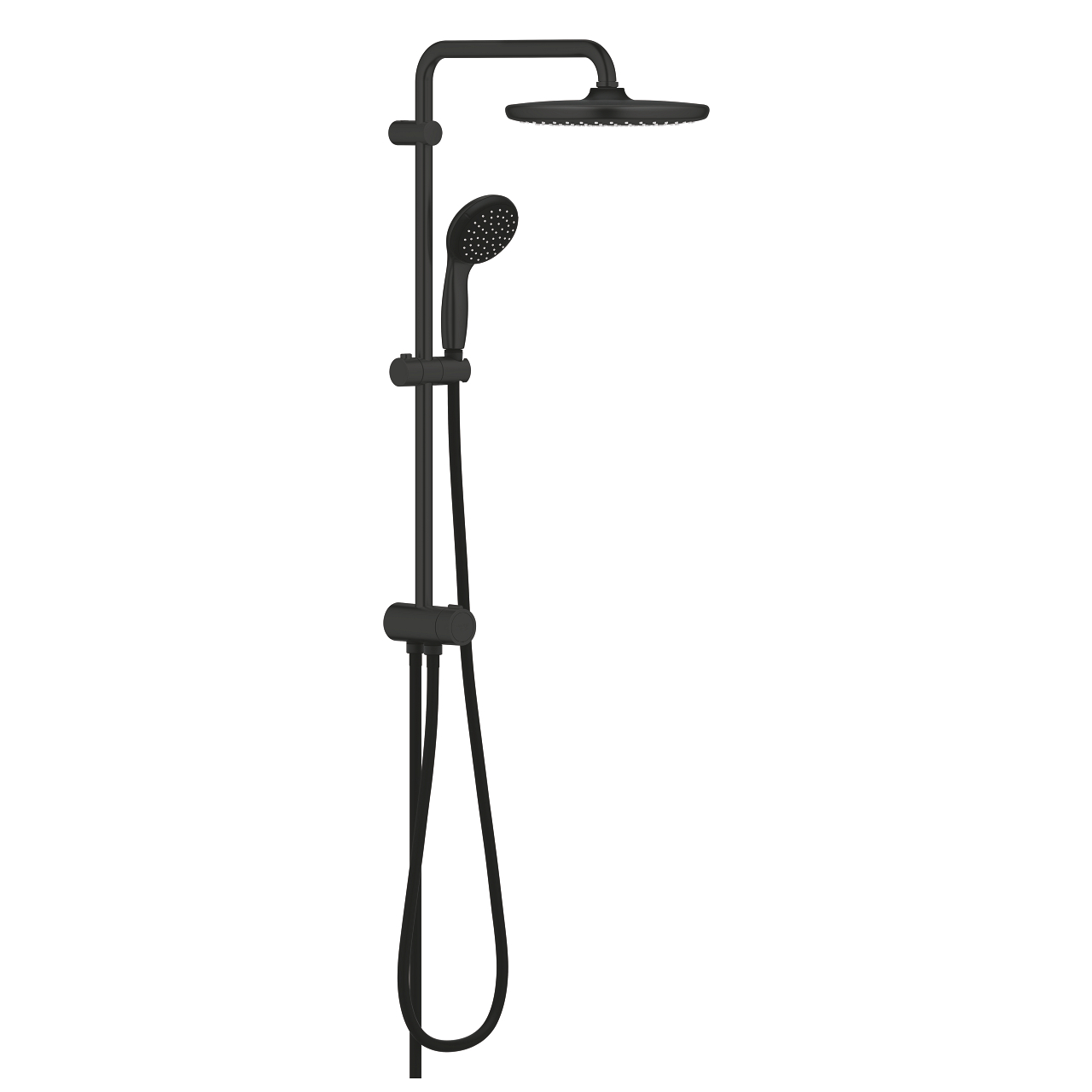 SISTEM DUS VITALIO START 250 CU DIVERTER, FARA BATERIE, NEGRU MAT - imagine 1