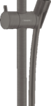 BARA DUS UNICA S PURO 65CM CU FURTUN, BRUSHED BLACK CHROME