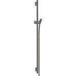 BARA DUS UNICA S PURO 90 CM CU FURTUN, BRUSHED BLACK CHROME