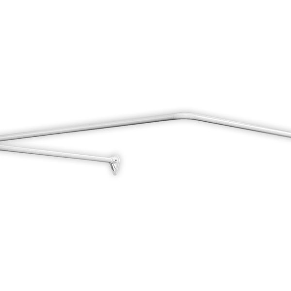 BARA PERDEA 90x90x90 RECTANGULARA ALB