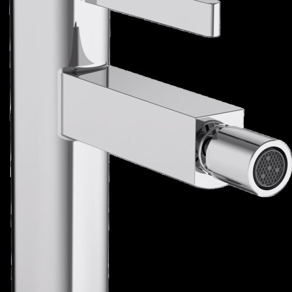 BATERIE BIDEU FINORIS CU VENTIL PUSH-OPEN, CROM