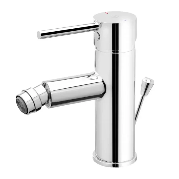 BATERIE BIDEU FLUSSO CU VENTIL, CROM