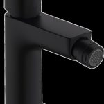 BATERIE BIDEU LOGIS FINE 110 CU VENTIL POP UP, NEGRU MAT
