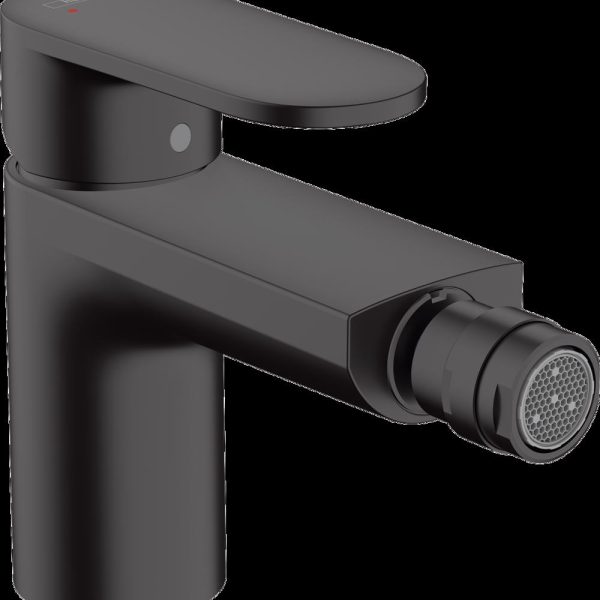 BATERIE BIDEU VERNIS BLEND CU VENTIL, NEGRU MAT