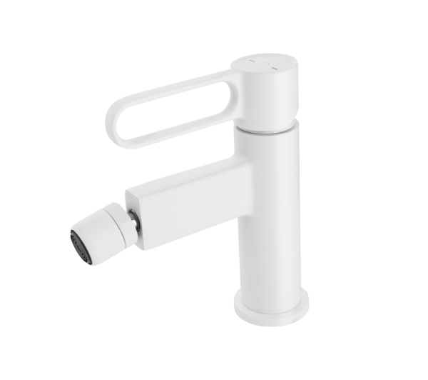 BATERIE BIDEU ZAFFIRO CU VENTIL, ALB MAT