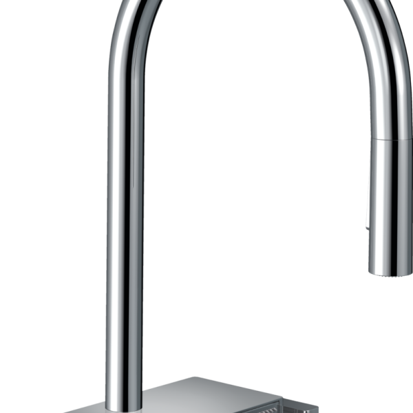 BATERIE BUCATARIE AQUNO SELECT M81 170, CU PIPA EXTRACTIBILA, 3 JETURI, CROM