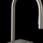 BATERIE BUCATARIE AQUNO SELECT M81 170, CU PIPA EXTRACTIBILA, 3 JETURI, INOX