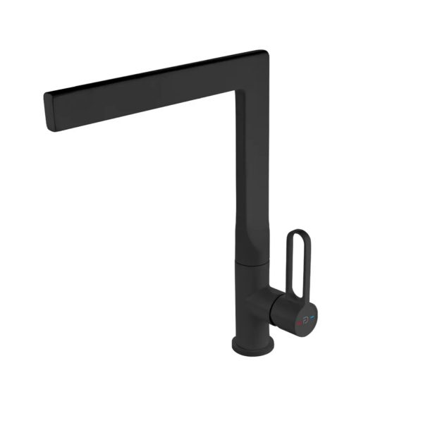 BATERIE BUCATARIE PIPA INALTA ZAFFIRO, NEGRU MAT