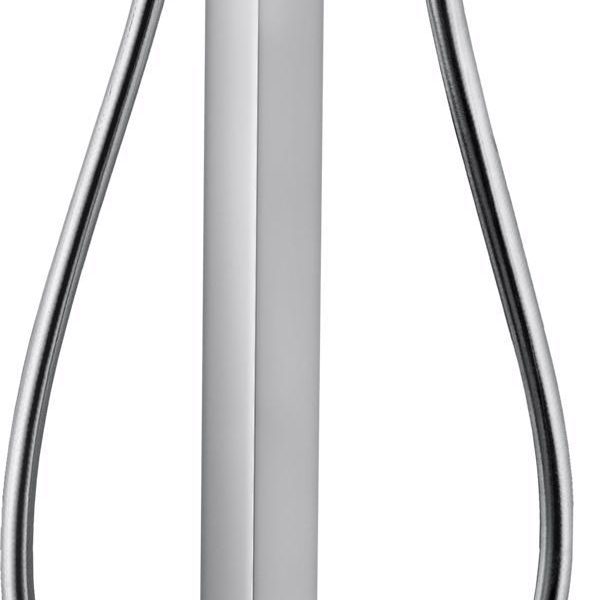 BATERIE CADA AXOR CITTERIO CU MONTAJ PE PARDOSEALA, CU  FURTUN SI PARA, CROM