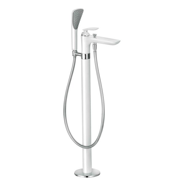 BATERIE CADA-DUS BALANCE, MONTAJ IN PARDOSEALA, ALB-CROM