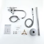 Baterie cada freestanding FF012 crom - imagine 5