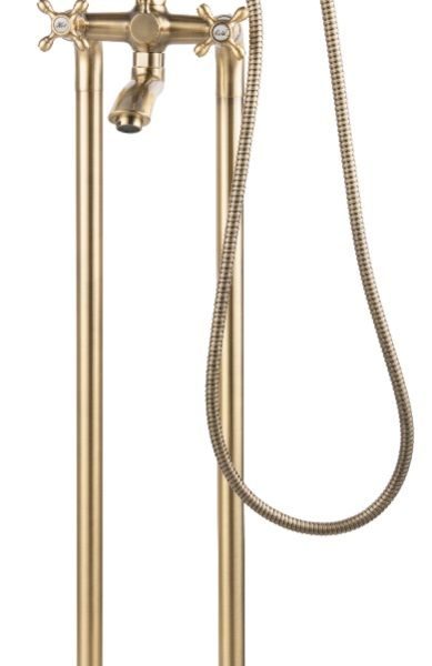 BATERIE CADA FREESTANDING LACRIMA, CU ACCESORII, BRONZ