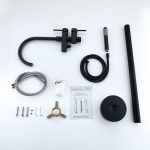 Baterie cada freestanding FF012 negru - imagine 4