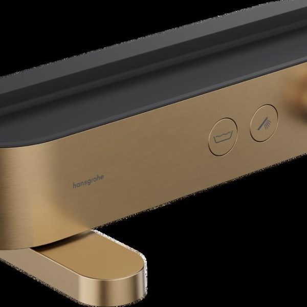 BATERIE CADA TERMOSTATATA SHOWER TABLET 400, CU PIPA, BRUSHED BRONZE