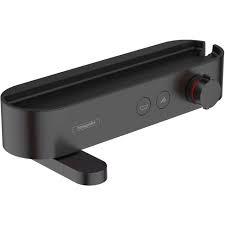 BATERIE CADA TERMOSTATATA SHOWER TABLET 400, CU PIPA, NEGRU MAT