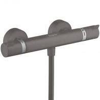 BATERIE DUS TERMOSTATICA ECOSTAT COMFORT, BRUSHED BLACK CHROME