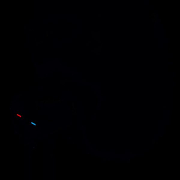 BATERIE INCASTRATA CADA/DUS ZAFFIRO CU 2 IESIRI, NEGRU MAT