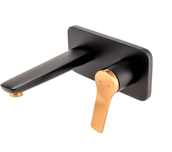 BATERIE INCASTRATA LAVOAR SEPPIA, NEGRU-ROZ AURIU