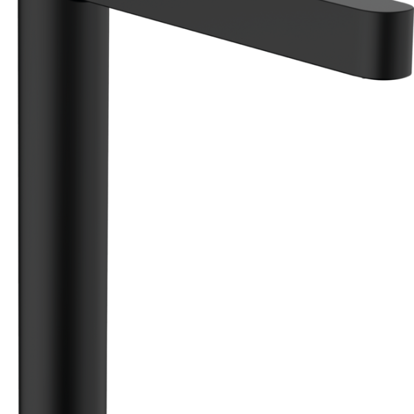 BATERIE LAVOAR FINORIS 260 CU VENTIL PUSH-OPEN, NEGRU MAT