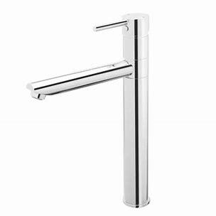 BATERIE LAVOAR INALTA FLUSSO CU VENTIL CLICK-CLACK, CROM