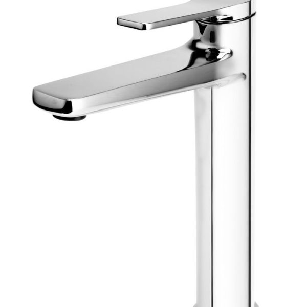 BATERIE LAVOAR INALTA SEPPIA CU VENTIL CLICK-CLACK, CROM