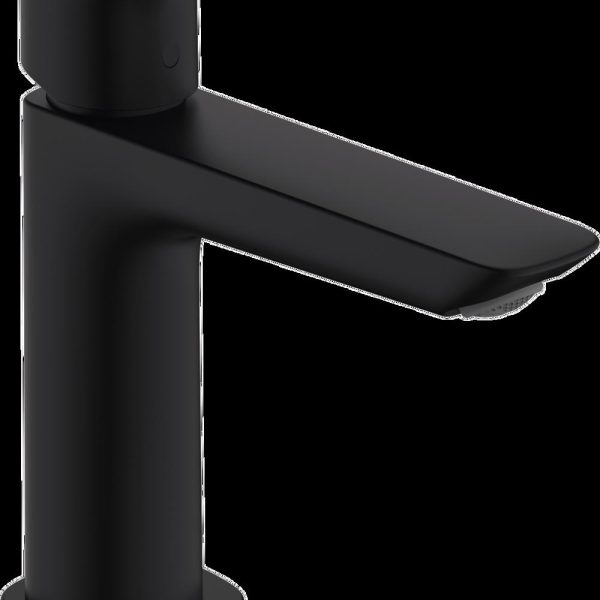 BATERIE LAVOAR LOGIS 110 FINE CU VENTIL POP-UP, NEGRU MAT