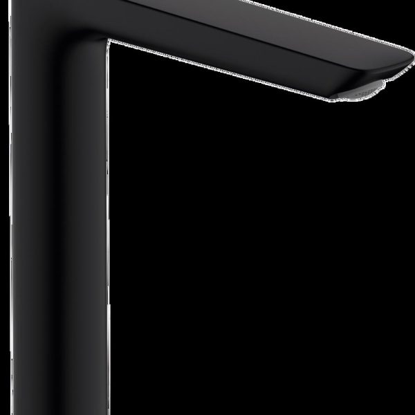 BATERIE LAVOAR LOGIS 240 FINE CU VENTIL POP-UP, NEGRU MAT